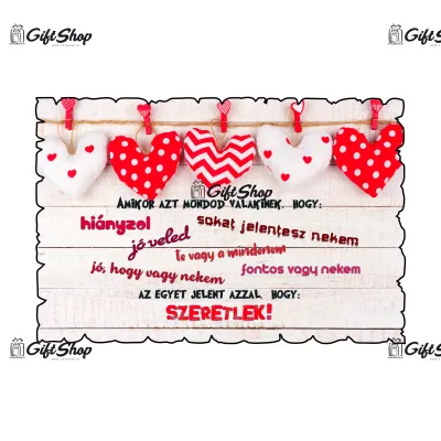 Mgs053-magnet frigider-szeretlek